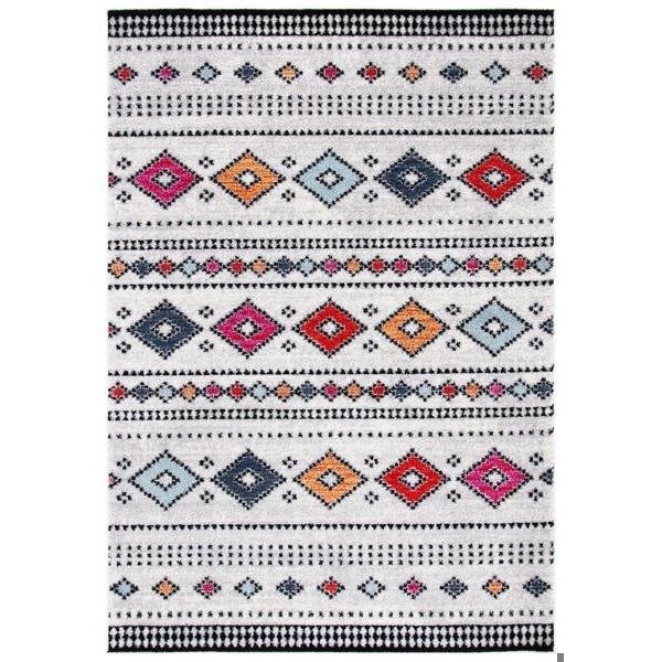 Safavieh Rectangular Adirondack Contemporary Area RugLight Grey & Black 3 x 5 ft. ADR279F-3 - main